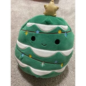 Squishmallows 8 Inch Christmas Tree Plush Stuffie Holiday Toy